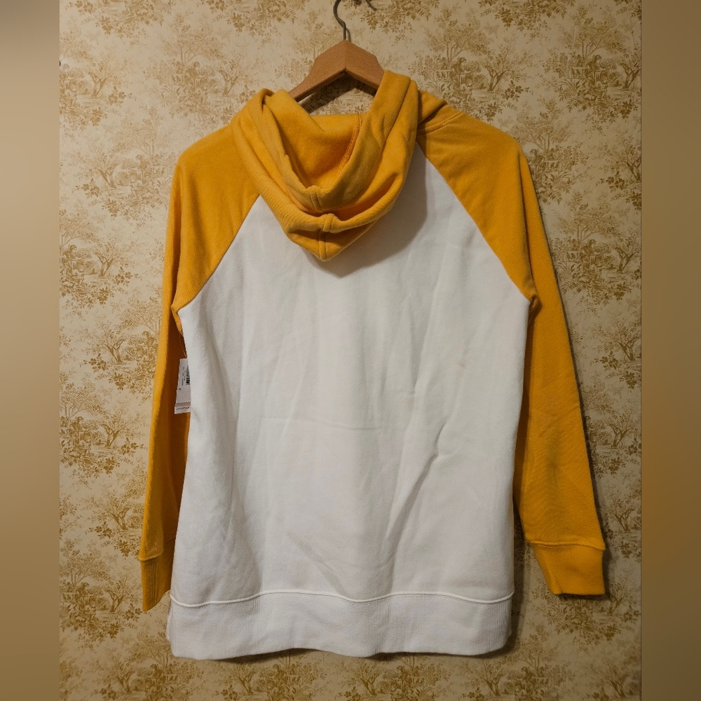 Old Navy size small hoodie yellow& white - Picture 3 of 11